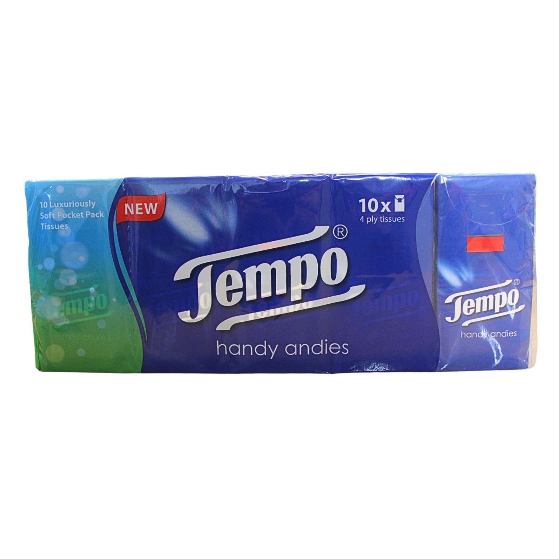 Picture of TEMPO HANDY ANDIES 4ply POCKET TISSUES 10's FSC®^