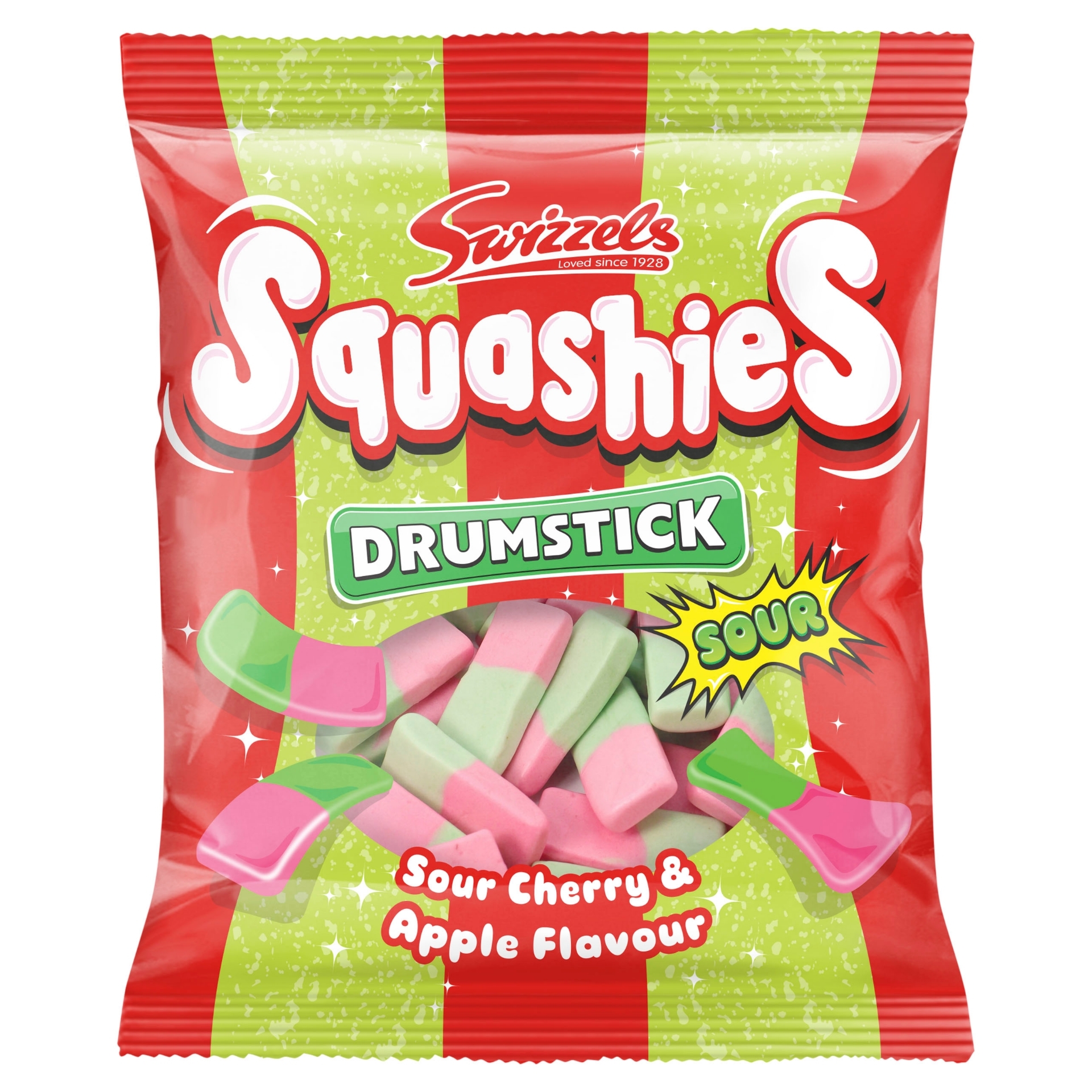 Picture of SWIZZELS SQUASHIES - SOUR CHERRY & APPLE (140g)