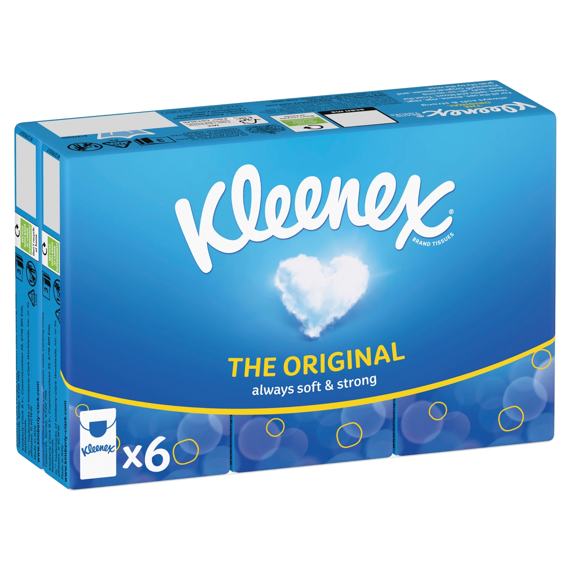 Picture of KLEENEX ORIGINAL POCKET TISSUES 9sc 4ply FSC®