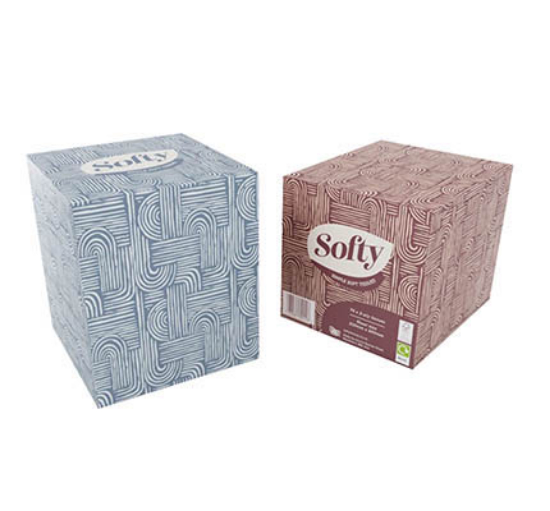 Picture of SOFTY - COSMETIC CUBE TISSUES 2ply (FT5017) FSC®