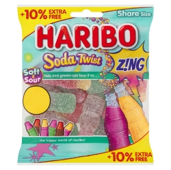 Picture of HARIBO SODA TWIST ZING pmp1.25 10% Ex Free^