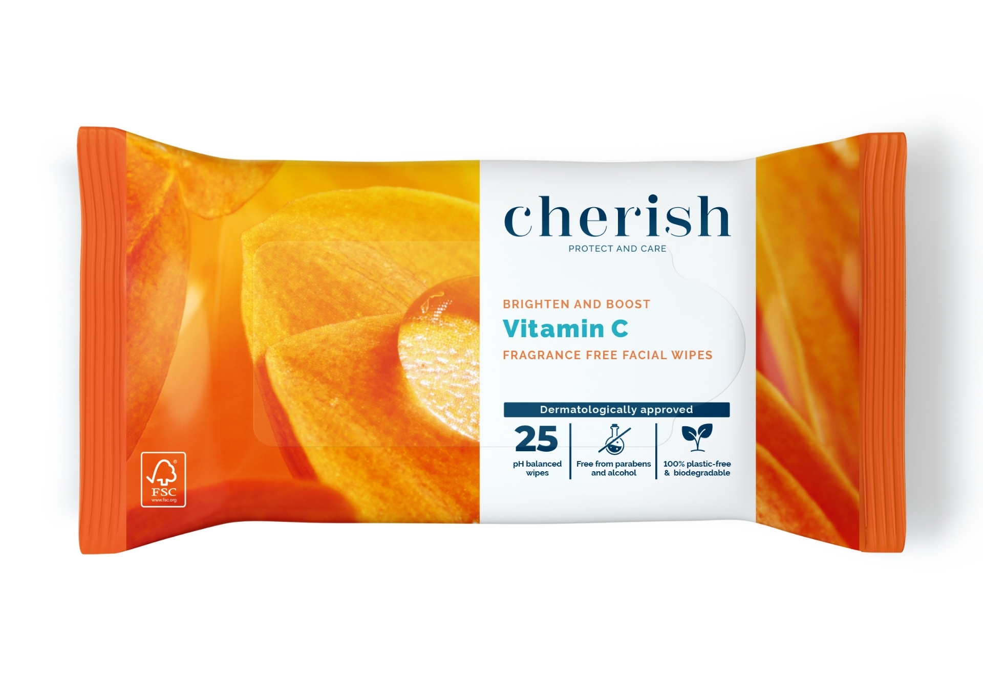 Picture of CHERISH VITAMIN C CLEANSING WIPES FSC® (CHVITC)