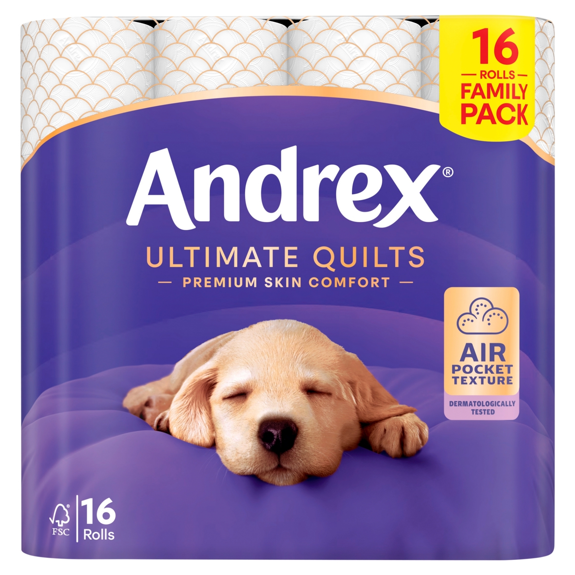 Picture of ANDREX TOILET ROLL ULTIMATE QUILTS 3Ply 155Sh FSC®