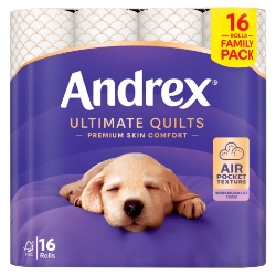Picture of ANDREX TOILET ROLL ULTIMATE QUILTS 3Ply 155Sh FSC®