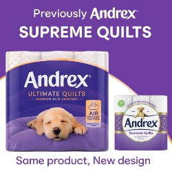 Picture of ANDREX TOILET ROLL ULTIMATE QUILTS 3Ply 155Sh FSC®