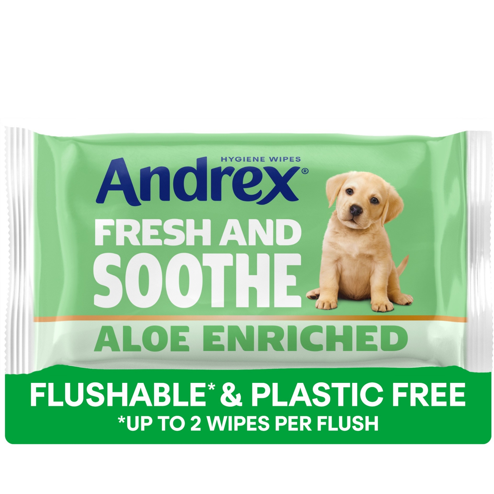 Picture of ANDREX HYGIENE WIPES  - FRESH AND SOOTHE ALOE FSC®