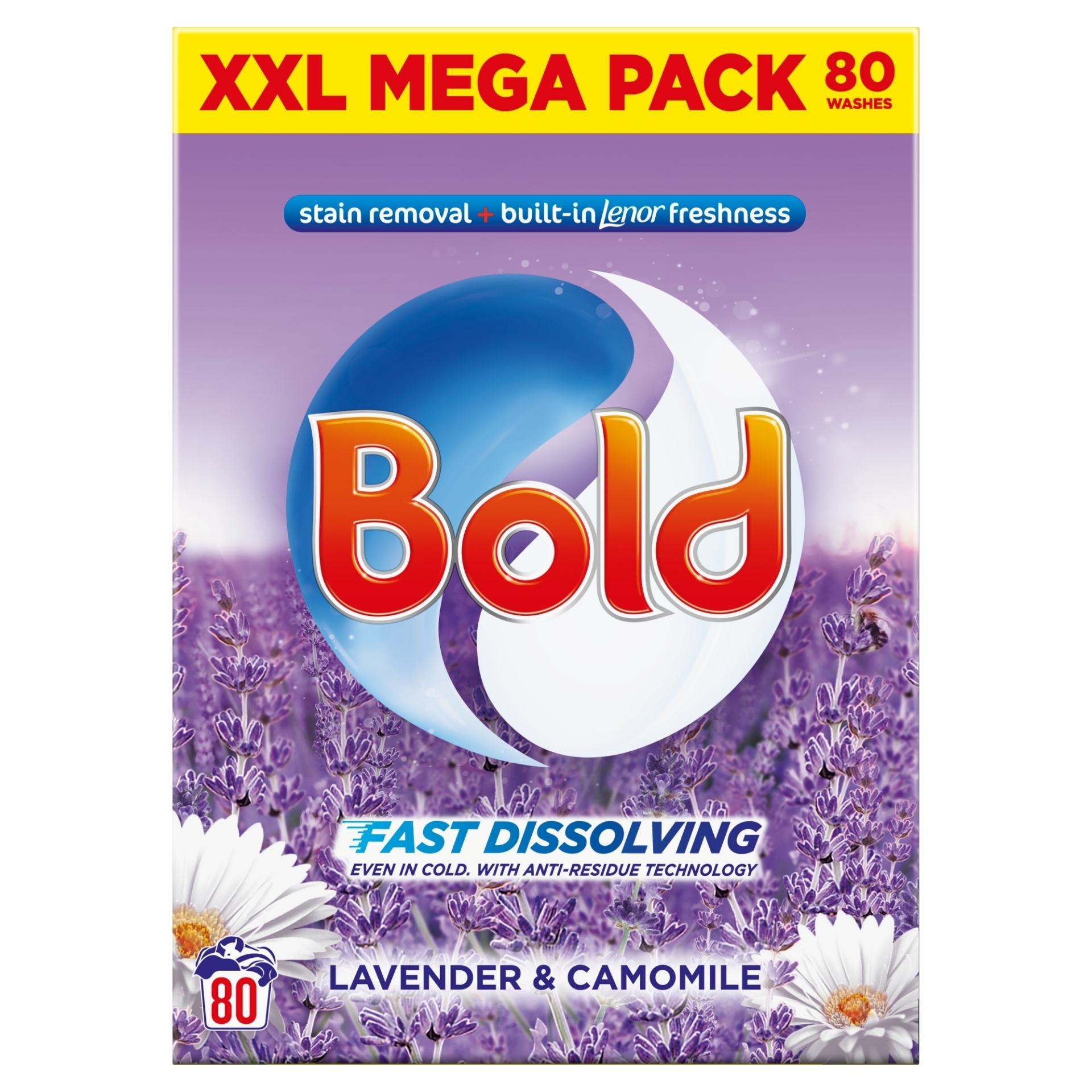Picture of BOLD 2IN1 POWDER - LAVENDER & CAMOMILE (80w) (c)