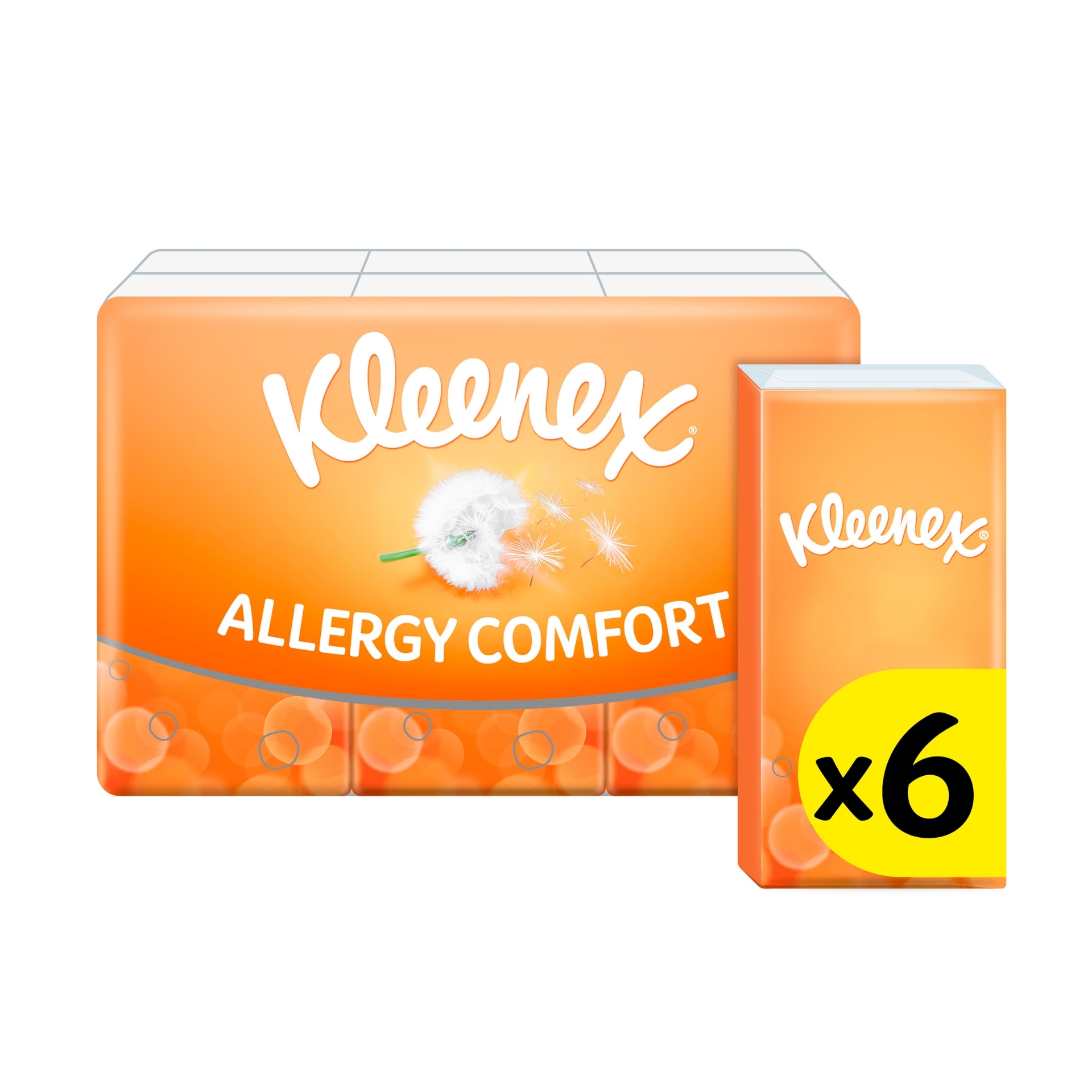 Picture of KLEENEX ALLERGY COMFORT POCKET TISSUES9fl wsl FSC®