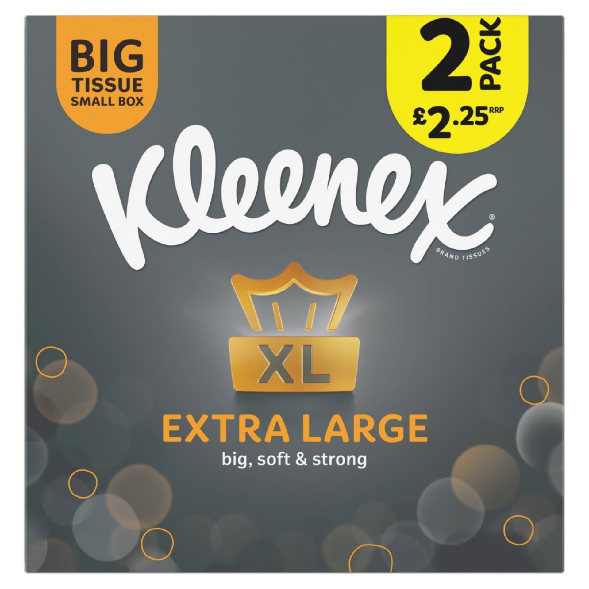 Picture of KLEENEX EXTRA LARGE TISSUES TWIN 2x44 pm2.25 FSC®