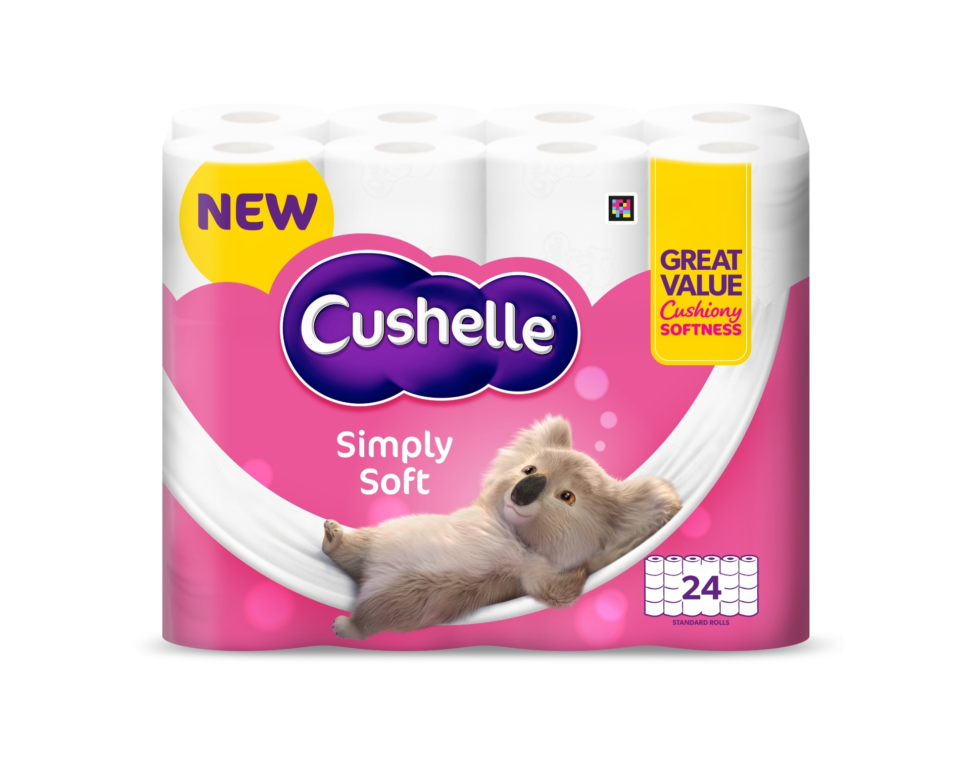 Picture of CUSHELLE SIMPLY SOFT - TOILET ROLL(24r 170sht)FSC®