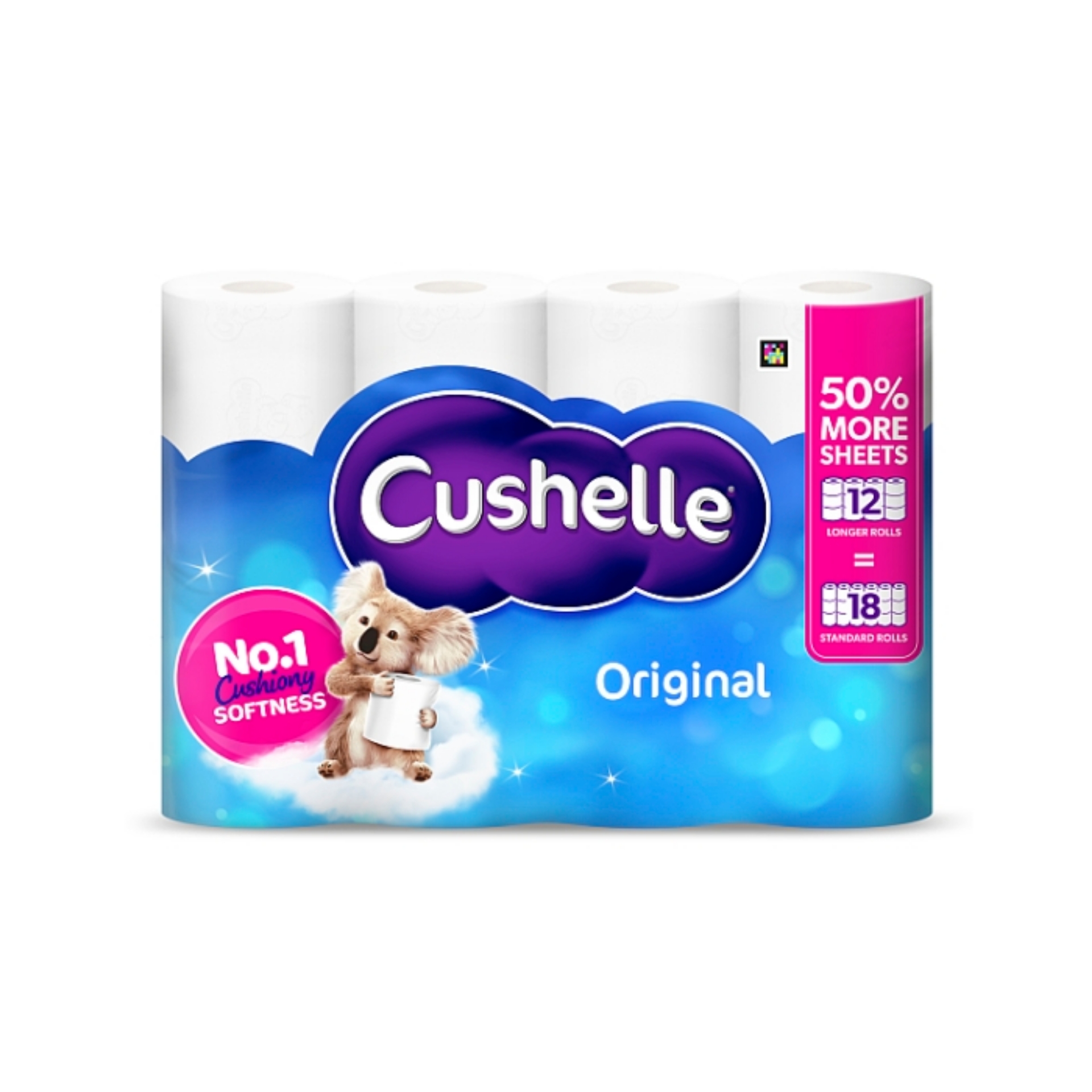 Picture of CUSHELLE ORIGINAL TOILET ROLL (12r=18r)270sh FSC® 