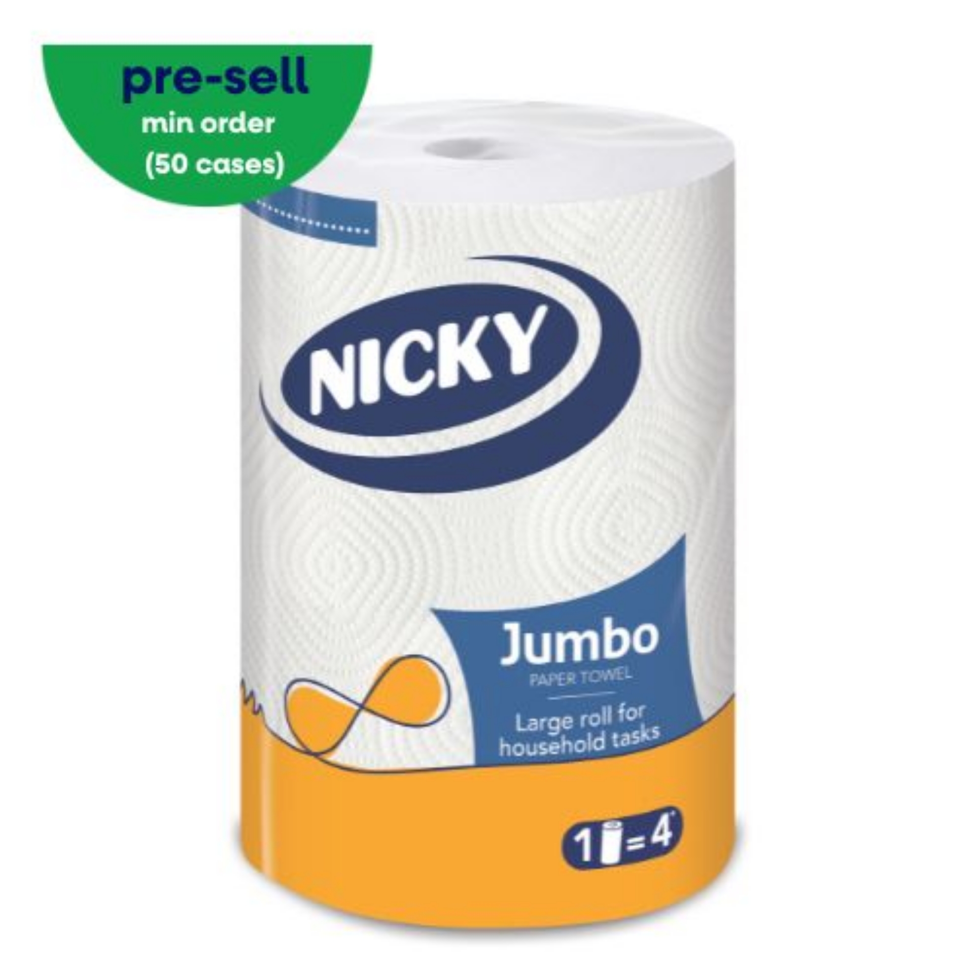 Picture of NICKY JUMBO KITCHEN TOWEL 2ply  200shts FSC®
