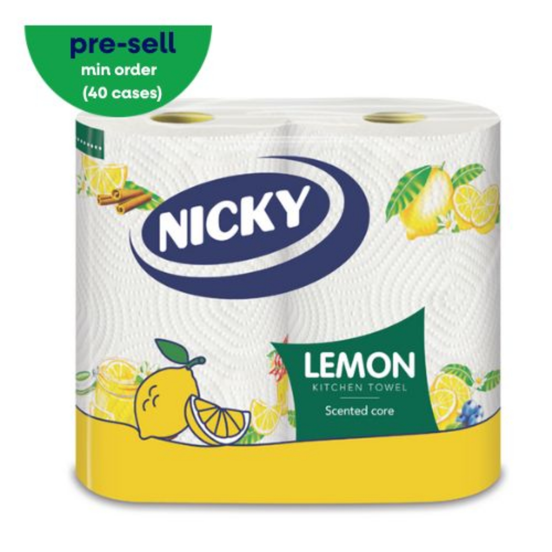 Picture of NICKY LEMON KITCHEN TOWEL 2ply 150shts FSC®