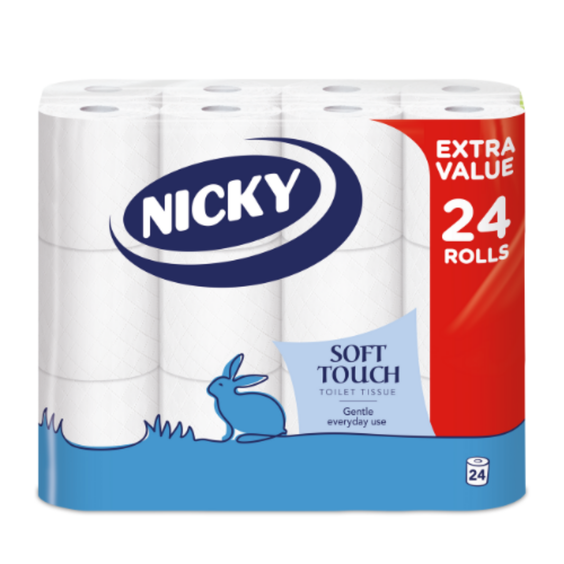 Picture of NICKY SOFT TOUCH TOILET ROLL 2ply 190sht FSC®